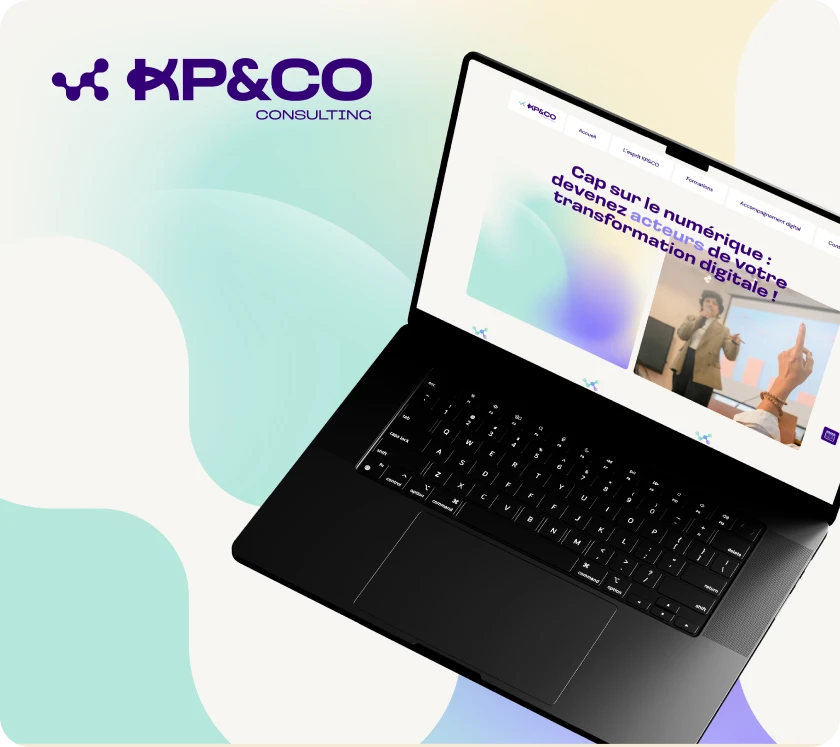 Une identité complète et un site web pour KP&CO