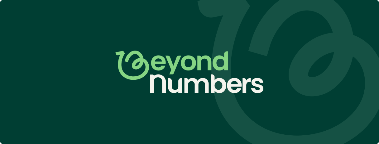 Nouveau logo de Beyond Numbers après refonte de l'identité visuelle