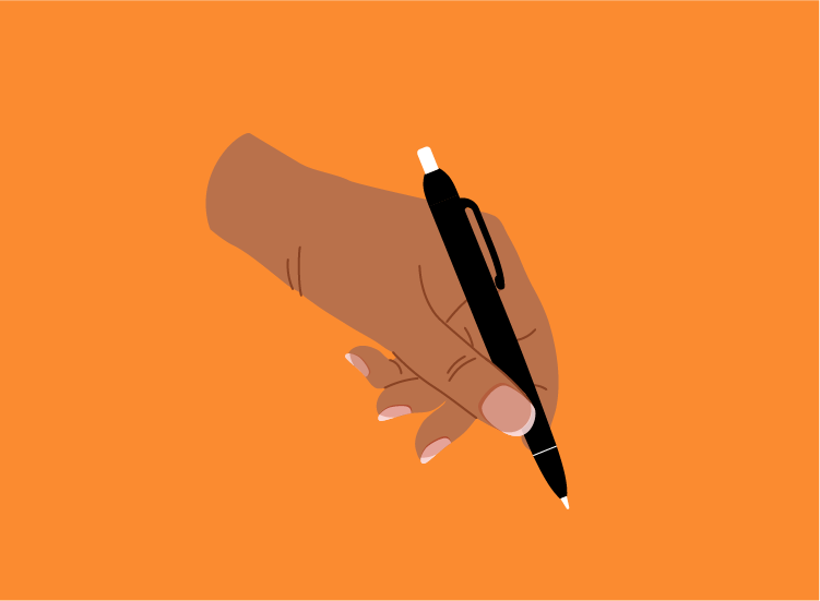 rédacteur qui écrit des articles pour son blog