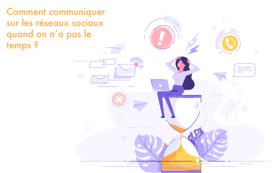 Manque de temps réseaux sociaux