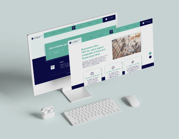 Un site internet commercial pour le cabinet CPE55