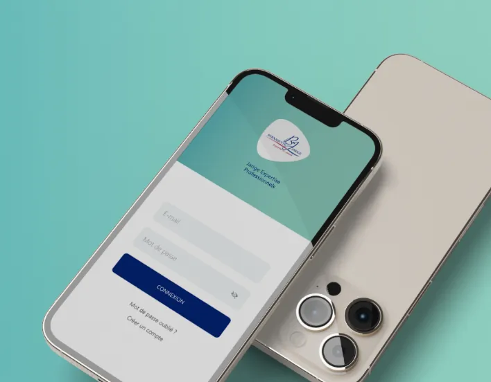 Une application mobile professionnelle fluide et moderne pour le cabinet Bernadette Jarige