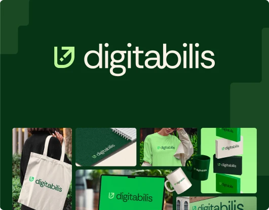 Une identité complète et un site web pour Digitabilis